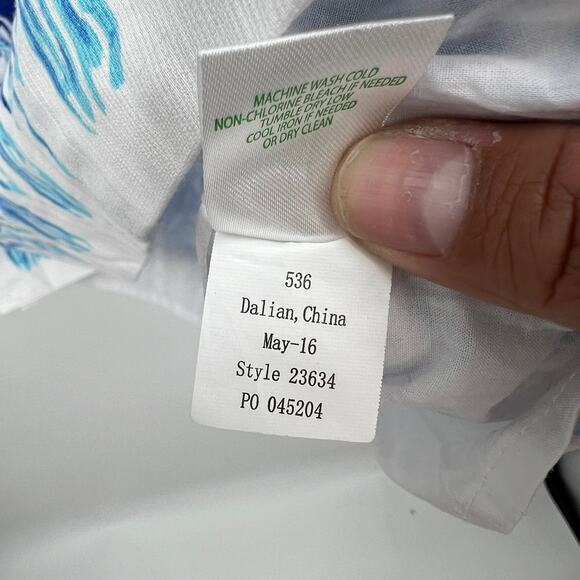 Lilly Pulitzer Cathy Dress Women's 6 Blue Shift Mini Elephant Print Classic - Picture 9 of 10